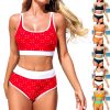Bikini femme push-up deux pièces HGNTYZUN plage été