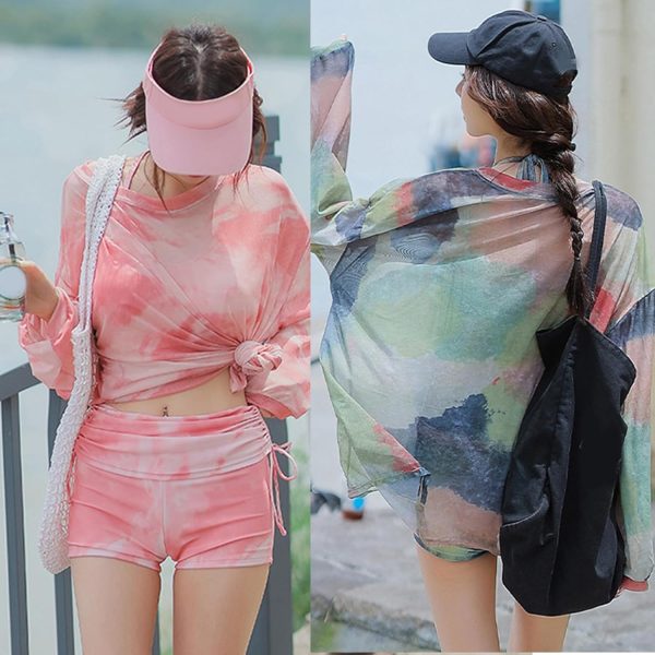 Maillot de bain push-up femme style coréen 3 pièces-2