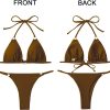 MIKETAI Bikini Femme Ensemble 2 Pièces Confortable Élégant-5