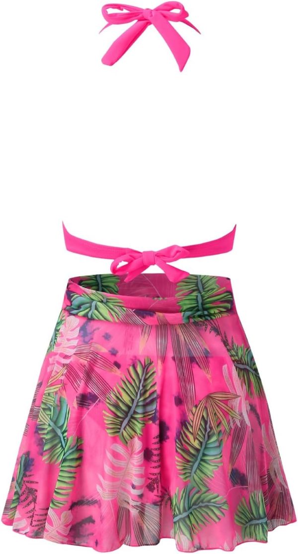 YIzdegg Bikini Femme Polyester Imprimé Plage Sexy-3