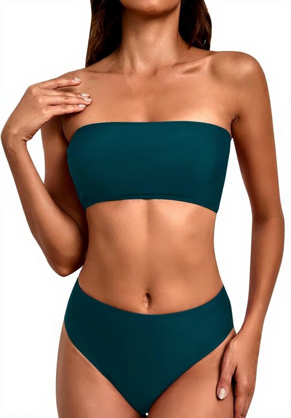 Bikini femme sexy élégant push-up triangle sans armatures