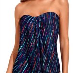 Bikini taille haute fleuri femme maillot de bain sexy