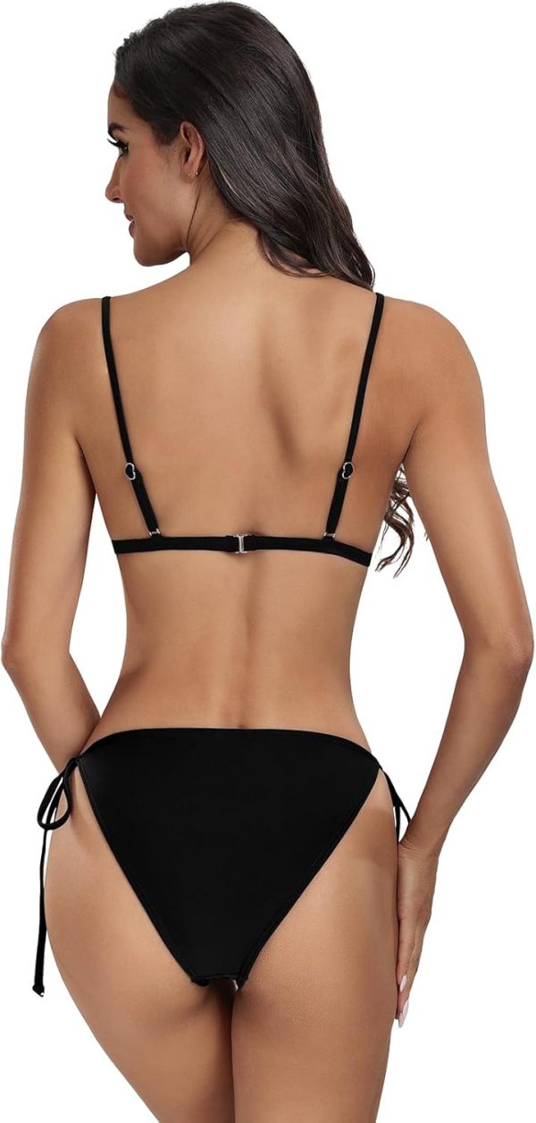 Haut de maillot de bain femme FITTOO triangle rembourré sexy-3