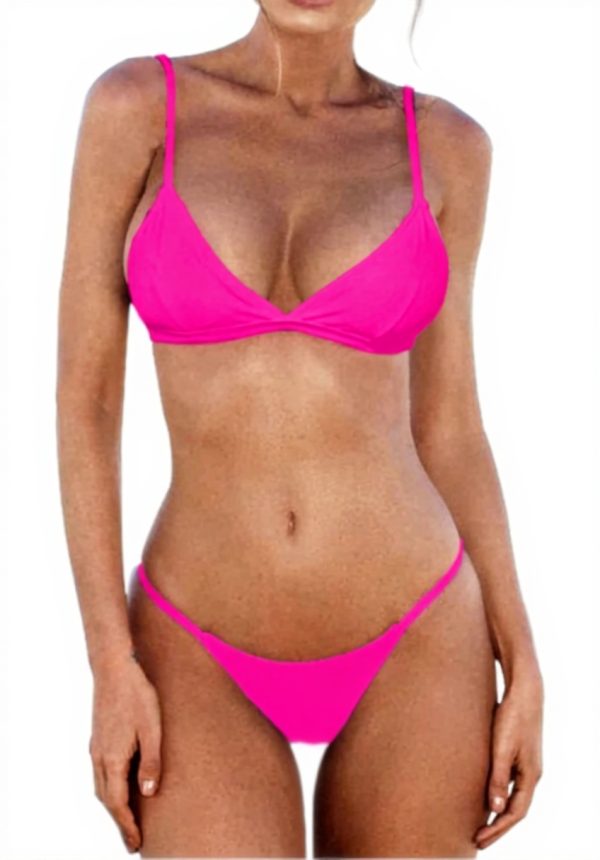 Jolefille Maillot Bikini Triangle Femme Plage Natation