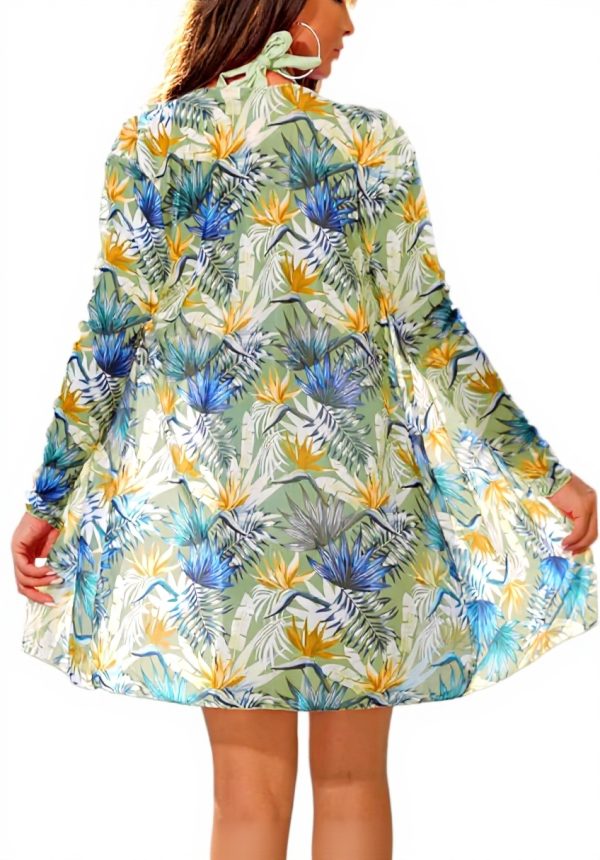 Maeau Bikini 3 Pièces Femme Protection UV Imprimé Plage