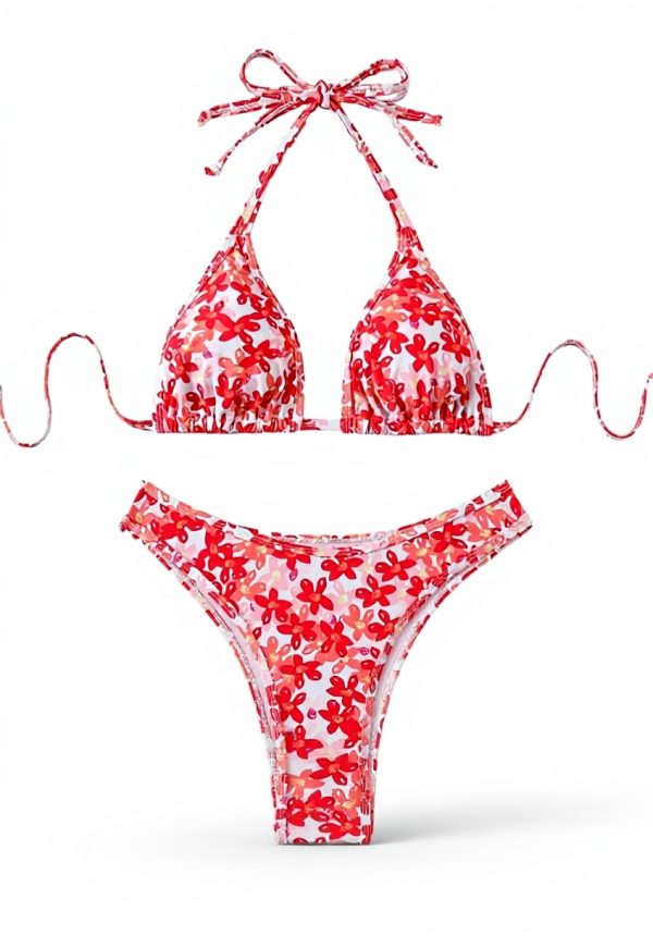 Maillot de bain deux pièces femme HUALONG triangle taille