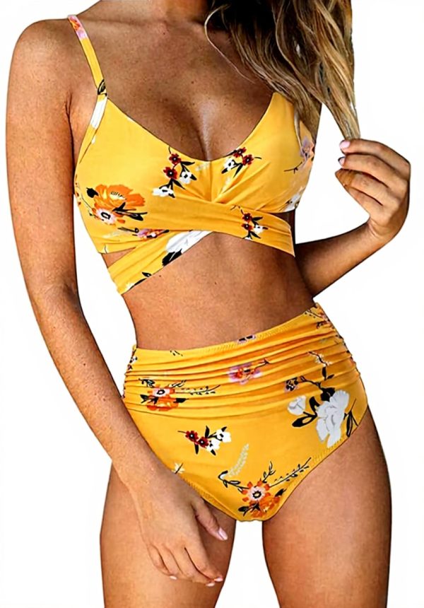 Bikini Femme Tie Dye FBJOMSEWZO Maillot Bain Sexy Léger