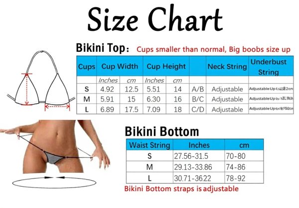 Maillot de bain sexy micro bikini string femme brésilien