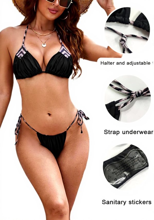 Maillot de bain femme NLAND bikini brésilien réglable