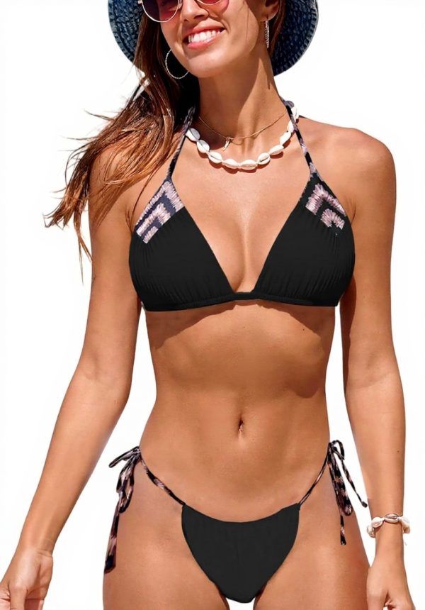 Maillot de bain femme NLAND bikini brésilien réglable
