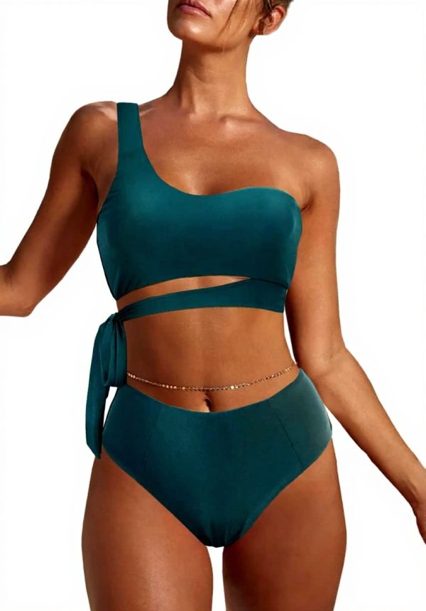 Rayson Bikini Brésilien Femme Maillot 2 Pièces Épaule