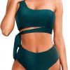 Rayson Bikini Brésilien Femme Maillot 2 Pièces Épaule