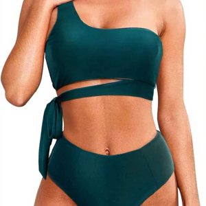 Rayson Bikini Brésilien Femme Maillot 2 Pièces Épaule