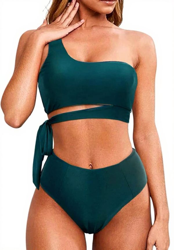 Rayson Bikini Brésilien Femme Maillot 2 Pièces Épaule