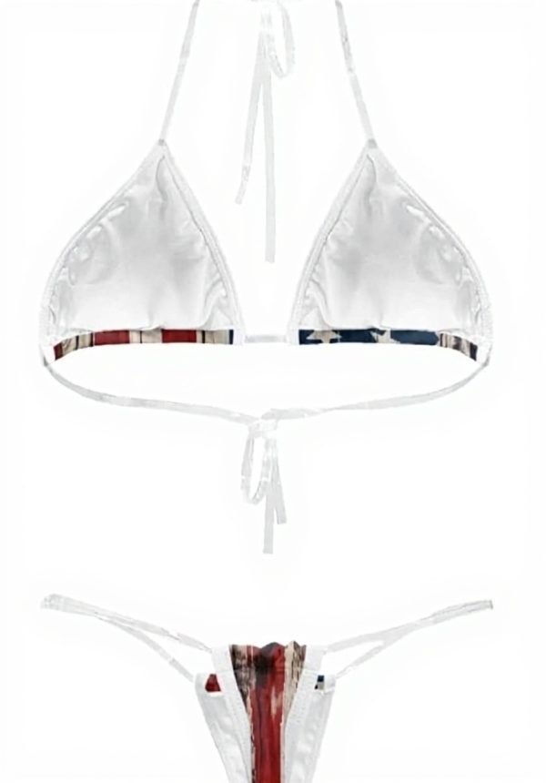 Bikini triangle sexy Yewattles femme dos nu string été