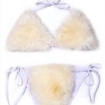 Ensemble bikini fourrure synthétique ZOSCGJMY femme maillot
