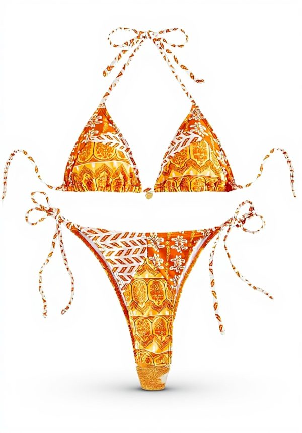 Maillot de bain femme ZSHDTKWB floral triangle bikini été