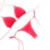 Bikini Femme ZSHDTKWB Micro Bikini Rouge Plage Brésilien