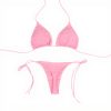 Bikini Femme ZSHDTKWB Micro Bikini Rouge Plage Brésilien