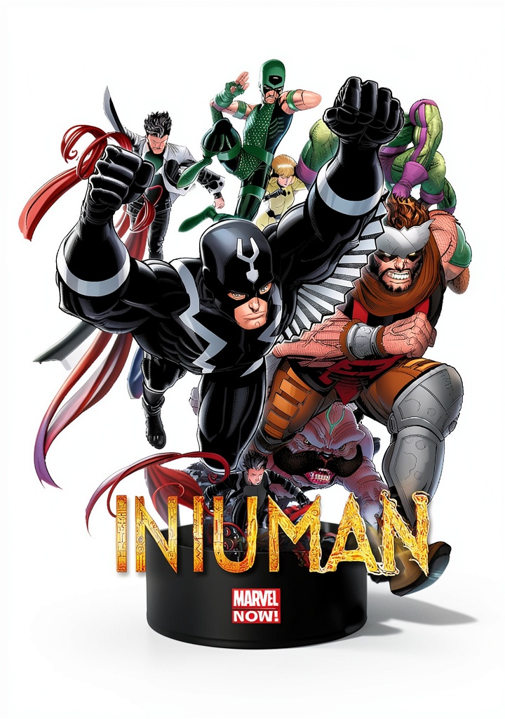 Couverture de la BD Inhuman Panini heroic fantasy