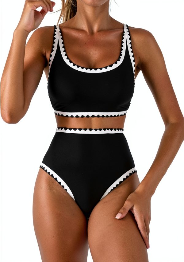 Ensemble bikini femme push-up triangle sans armatures