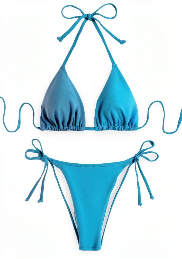 Bikini 2 pièces femme réglable maillot de bain été-0