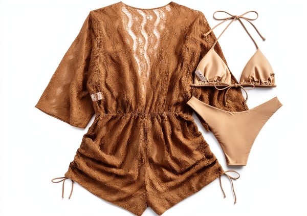 Maillot de bain gainant ventre plat femme deux pièces blanc