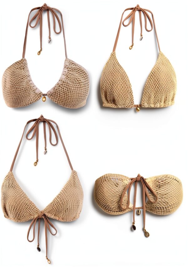 Maillot de bain Vancavoo deux pièces triangle string-4