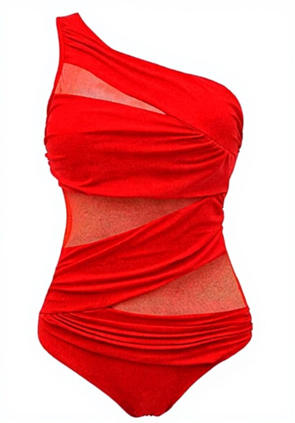 Maillot de bain grande taille femmes push-up une pièce