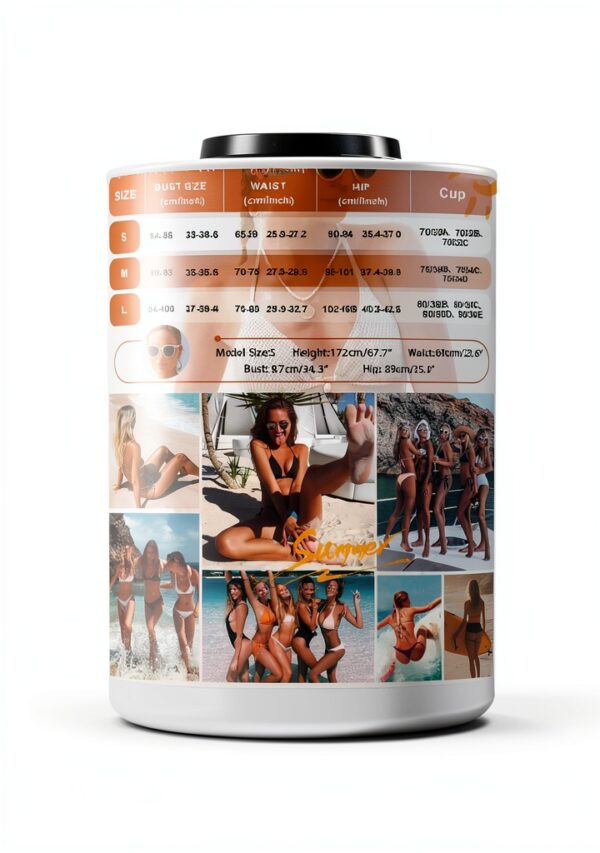 Maillot de bain Vancavoo deux pièces triangle string-5