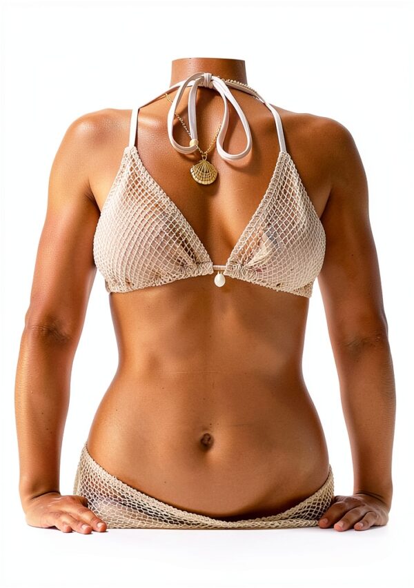 Maillot de bain Vancavoo deux pièces triangle string-7